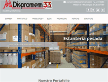 Tablet Screenshot of dispromem.com